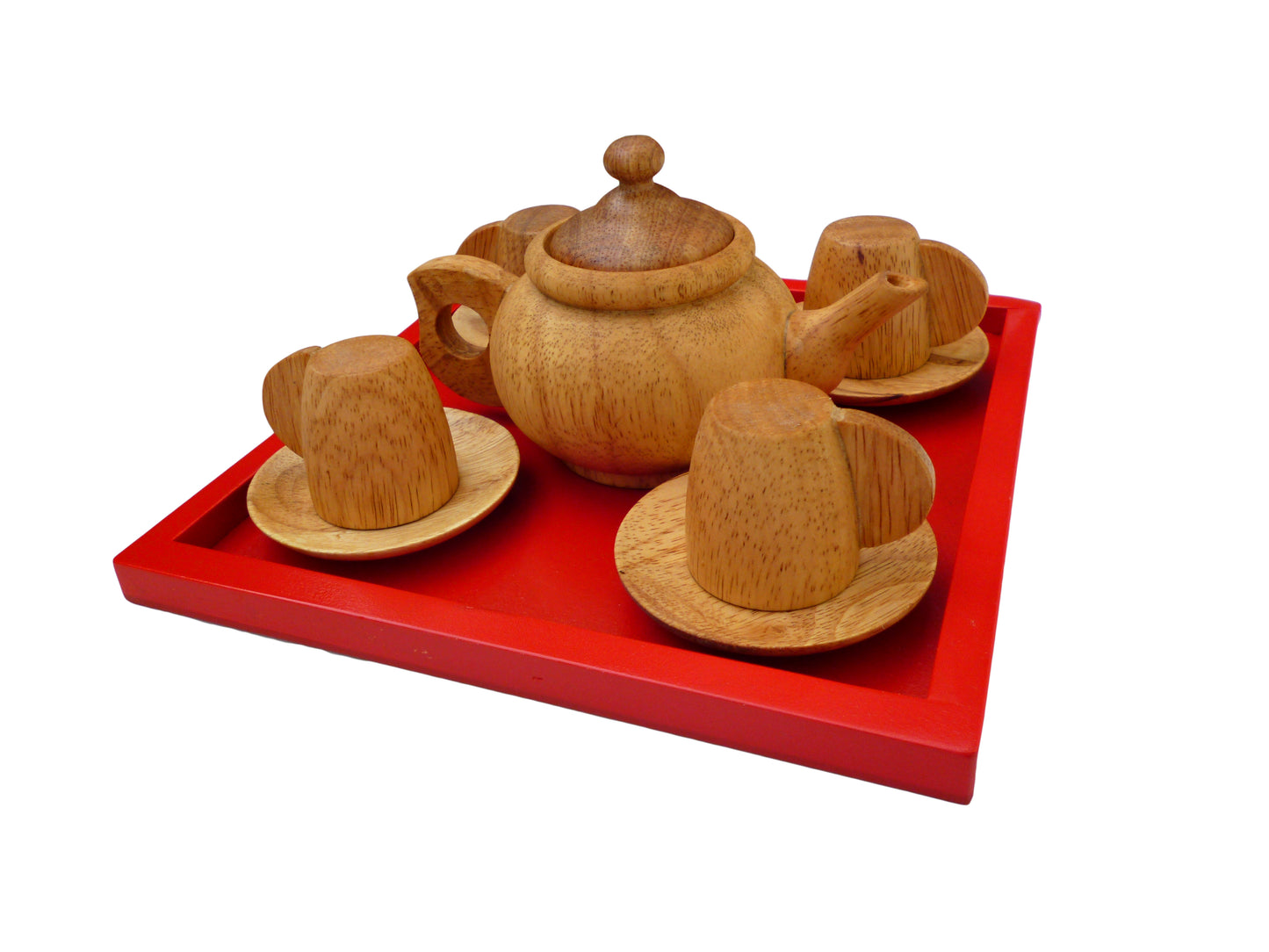 Wooden Tea Set