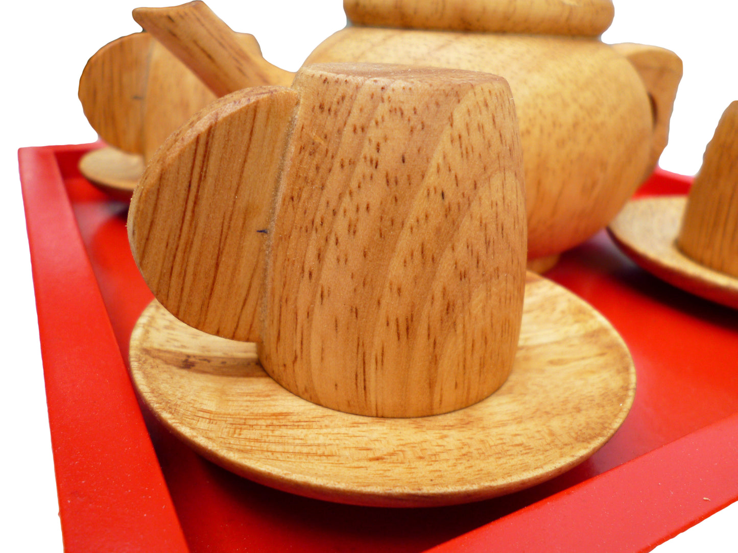 Wooden Tea Set